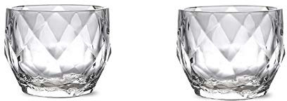 luckxuan Verres/Verre à Eau Cocktail Cocktail Maison DE Verre DE Diamant Maison DE Maison DE Verre DE Verre en Verre DE Verre DE Verre DE Verre DE Verre DE Whiskey 2 pièces Verres Tumbler