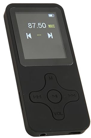 Reproductor de MP3 con Bluetooth 5.0, Reproductor de Música HiFi Portátil con Altavoces HD, Exploración de Fotos, Reproducción de Video, Radio FM, para Entretenimiento