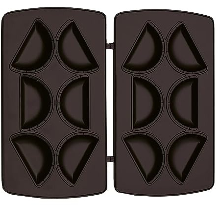 Syntrox Plattenauswahl: Mini Empanada Maker, Plattengröße 23,5 x 13,2 cm, Wechselplattensatz, Multimaker Zubehör, Küchengerät Erweiterung, Koch Zubehör