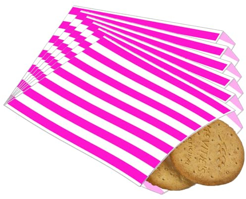 POPOYU 100Stück Butterbrottüten Klein Candybar Tüten Schwarz,13x18cm Mini Papiertüten Kraft Papier Plätzchentüten für Weihnachten Halloween Bonbon Tüten,Süßigkeiten Tüten GeschenktütenVerpackungstüten