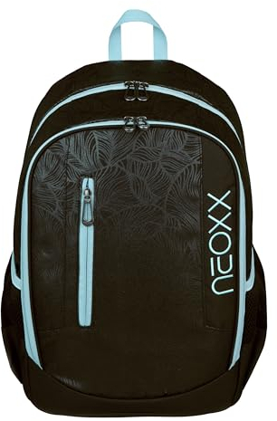 neoxx Rucksack FLOW Queen of the nite - Rucksack für die Schule und Freizeit mit 2 Fächern – Volumen ca. 20 Liter
