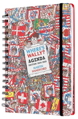 Grupo Erik Schulplaner 2024 2025 A5 Wo ist Walter? Kalender 2025 Buchkalender - Terminkalender 2025 A5 - Schulplaner 2024 2025 Schüler und Studierende - Schülerkalender 2024 2025 Ringbuch A5