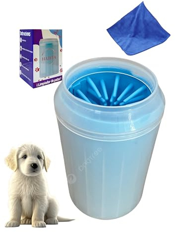 Hundepfotenreiniger reinigt große und kleine Hundepfoten, Hygiene für die Pads Ihrer Hunde (Blau, L)