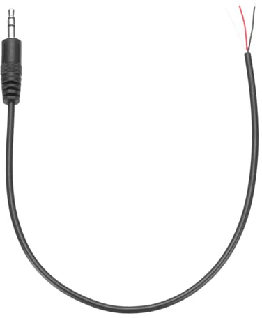 sourcing map 3.5mm Male Jack to Bare Wire Open End Replacement TRS 3 Pole Stereo 1/8 Audio Cable Plug Jack for Earphone Headphone Cable Repair, 0.30m