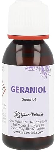 Geraniol | Aromatizante natural con notas florales y cítricas | Ideal para cosmética y repelente de insectos|1000 ml