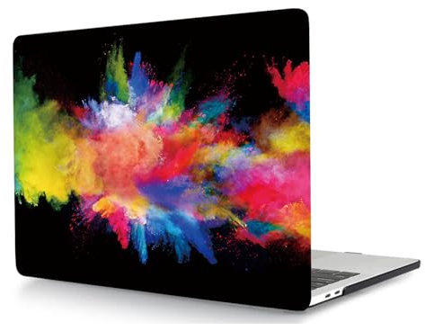 HLAAJJX Hülle Case Kompatibel mit MacBook Pro 14 Zoll 2023 2021 A2442 A2779 A2918 A2992 M1 M2 M3 mit Retina Display Touch ID, Schützend Plastik Hartschale Schutzhülle Cover,Colour Clash