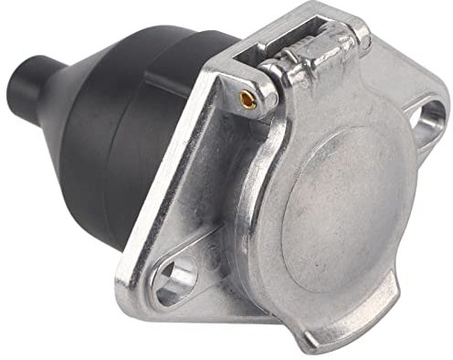 Ldafava Connettore universale da 24 V, 7 pin, connettore per rimorchio e trailer, connettore a 7 poli compatibile con parti di ricambio auto, robusto e durevole (inserto 24/7)