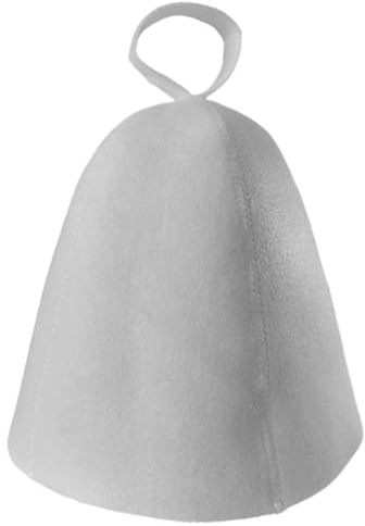 Cappello da Bagno per Sauna, Sauna Cappello da Uomo - Heads di Doccia Confortevoli - Isolamento Termico della Sauna in Feltro Confortevole per Donna Accessori Doccia Bagno a Vapore
