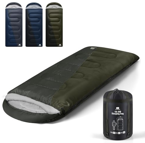 TANSTRIDER 0°C Winter XXL Sleeping Bags for Adults Cold Weather,Camping Sleeping Bag with Compression Sack for Winter Hiking, Hunting,Traveling