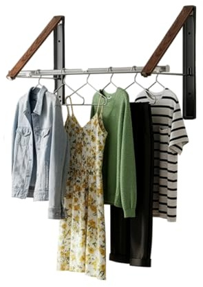 glanvostric Kleiderhaken Klappbar - Wäscheständer - clothes drying rack - coat rack - kleiderstange - kleiderständer garderobenständer - garderobe - kleiderstange wandmontage - kleiderhaken