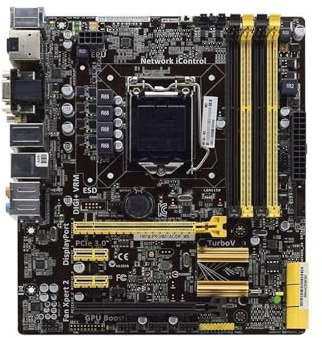 Spelmoderkort Fit For ASUS H87M-PRO/M51AC H81 Moderkort LGA 1150 Sockel for Intel 4:e Core i3 i5 i7 Processorer 4x DIMM Max. 32GB DDR3 Micro ATX