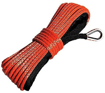 Cuerda de cabrestante de 15M y 6mm for Remolque(Rot)