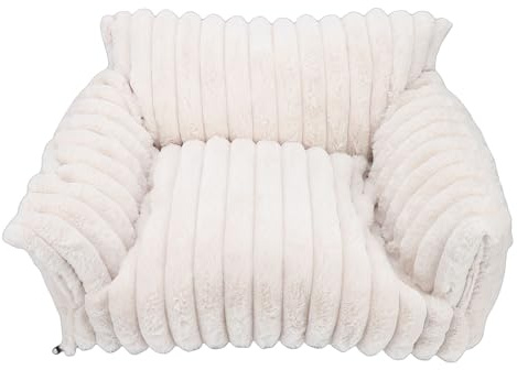 Haofy Kattsoffa för Husdjur, Soffor Avtagbar Tvättbar Kattsoffa med Halkfri Botten 4 Seasons Universal Puppy Chair Liten Hundsäng för Inomhus Utomhus Lätt Att Rengöra Soffa för Husdjur,