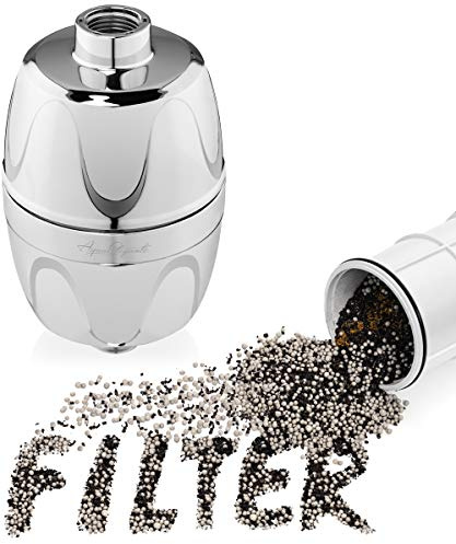Aqua Elegante Filtre à eau pour pommeau de douche – Filtres universels pour éliminer le chlore et les minéraux durs – Purificateur de bain et système d'adoucissant filtré – Meilleur avec charbon actif