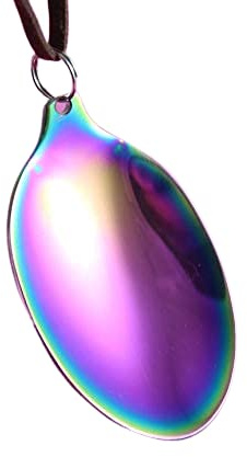 Besteck Schmuck Regenbogenfarben Anhänger Löffel Schmuck
