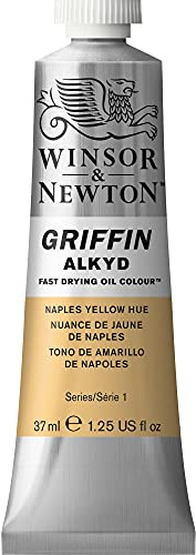 Winsor & Newton Griffin Alkyd Oil Paint, Naples Yellow Hue, 37ml Tube