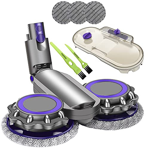 Italdos Brosse Tête de Balai Électrique Compatible pour Dyson Digital Slim V12 Slim Aspir, Polissage, Lavage à Sec et Humide pour Sol en Marbre Parquet - Non Compatible avec la Version Standard