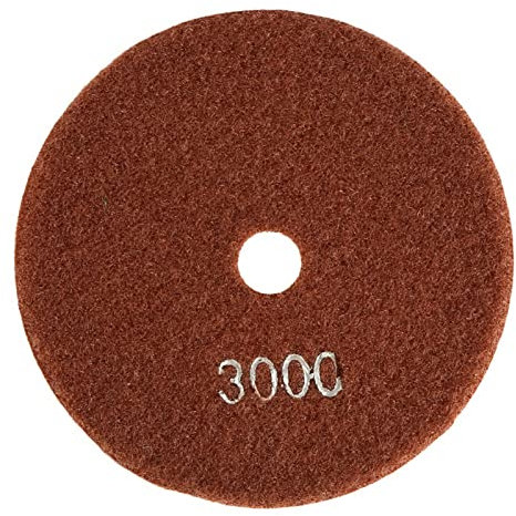 Almohadillas de Pulido de Diamante Húmedo de 5 Pulgadas Y 125mm, Discos de Molienda, Almohadilla de Pulido de Piedra de Granito para Amoladora o Pulidora de Mármol de Hormigón de Granito(3000)