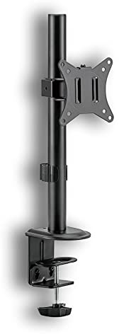 Xantron Monitor Halterung 17-32 Zoll höhenverstellbar, Quick Release | Neigbar, schwenkbar & drehbar, Tischklemme oder Schraubmontage, VESA 75x75/100x100, bis 9 kg, ECO-F61