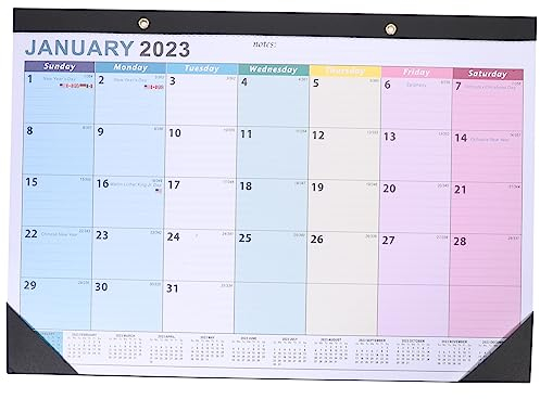 MAGICLULU Tischkalender Englischer Agenda-kalender Dekorativer Desktop-kalender Für Büro Zuhause Stilvoller Wandkalender Im Minimalistischen Design Für Planung Organisation