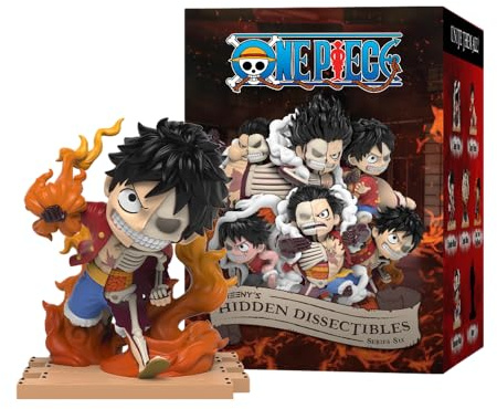 Mighty Jaxx Hidden Dissectibles: One Piece Series 6 (Luffy Gears) | Figurine de Collection Boîte Surprise | Un Personnage aléatoire