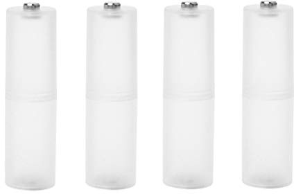 CATSELURRY Lot de 4 adaptateurs de piles portables AAA vers AA pour boîtier
