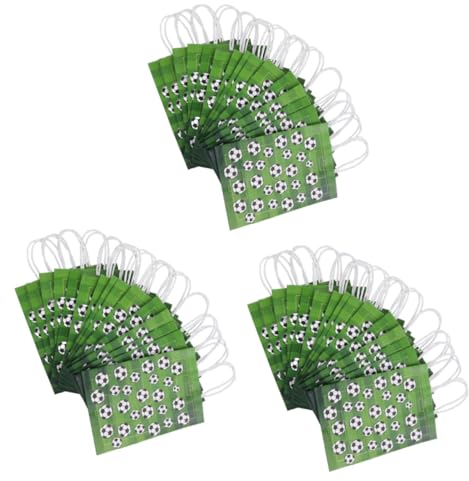 FOMIYES 48 Stück Fußball Geschenktüten Sport Geschenktüten Partytüten Verpackungstüten Für Süßigkeiten Geschenkbehälter Blumenstraußtüten Für
