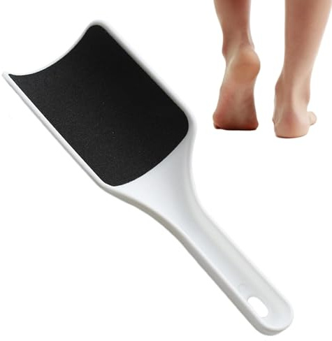 Fuß-Hornhautentferner, manueller natürlicher Vulkanstein, ergonomischer Fersenschrubber, Fußfeile, hängbar, tragbar, Fußschrubber, Hornhautentferner, Pediküre-Werkzeuge für Zuhause, Reisen, Hotel
