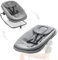 hauck Sdraietta Neonato 3in1 Per Seggiolone Pappa Alpha+, Beta+ e Arketa - Ergonomico Dondolo Neonato da 0 Mesi Fino a 15 kg, Con Cintura 5 Punti, Riduttore e Rivestimento in Cotone - Grigio Melange