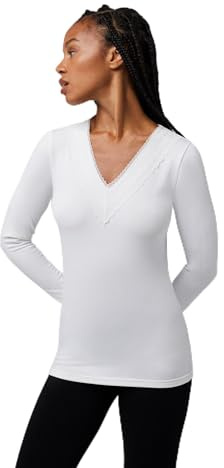 YSABEL MORA - Camiseta térmica Cuello Pico Mujer Mujer