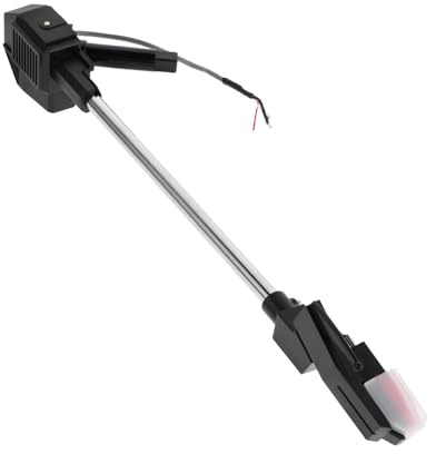 Universeller Tonarm Schwarz Ersatzteil für Plattenspieler für Vinyl Player | Vintage Klassische Optik, ABS Metall Ausführung, Leicht und Tragbar, Inklusive Stylus für Unkomplizierte Installation