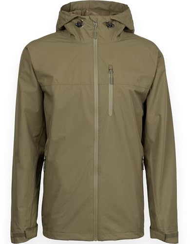 The ScotchMan Regenjacke Herren Wasserdicht Outdoor – Ultraleicht Packbare Winddichte Jacke mit Kapuze – Übergangsjacke für Wandern, Fahrrad & Alltag – Unisex