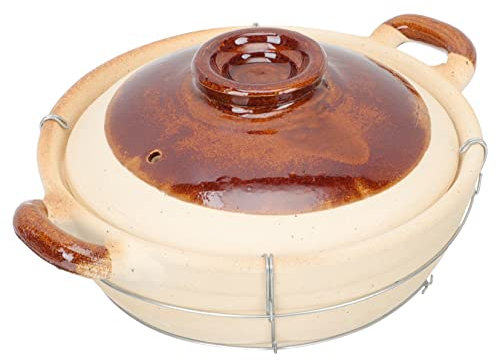 Marmite en Argile 0, 5 L Double Poignées pour Cuisson Uniforme