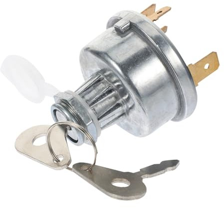 Vaguelly Interruttore Accensione Modificato 12/24V Chiave per Auto e Interruttore Avviamento per Trattori e Atv Installazione Facile e Compatibile