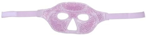 Mobestech Reusable Cold Compress Eye Mask for Women with Pvc Material and Elastic Beads, Relieves Swollen Eyes for Travel Or Meeting Use