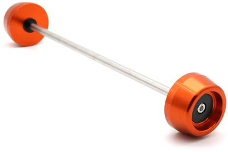 Motorräder Passend For KTM 790 Duke 2018–2021 2022 2023 Vorder- Und Hinterachse Gabel-Schieber Crash-Schutz Motorrad-Absturzsicherung(Front Slider orange)