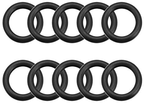 sourcing map 10 Stück Dichtung O Ringe 20mm AD 13,8mm ID 3,1mm Breite Nitrilkautschuk Metrische Dichtungsringe NBR-Gummi Unterlegscheiben für Wasserhahn Leitungen Öl Säure Beständig Rohr