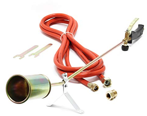 Wiltec Bruciatore per erbacce a gas Diserbante per erbe infestanti Bruciatore Saldatore