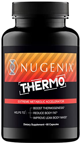 Nugenix Thermo - Thermogenic Fat Burner Supplement Pills for Men, Extreme Metabolic Accelerator, 60 Count
