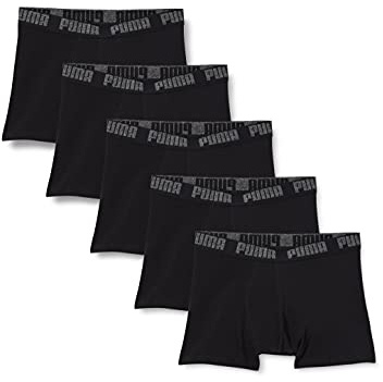 PUMA Boxer, Biancheria Intima Uomo, Black, S