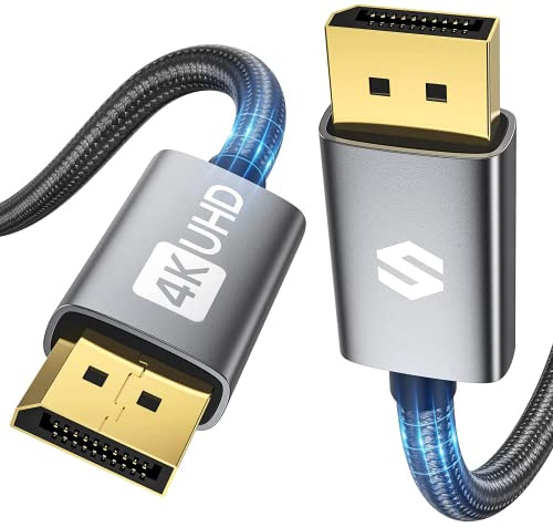 Silkland [VESA-Zertifiziert DisplayPort Kabel 144Hz 1M, DP Kabel 4K@60Hz, 2K@144Hz/165Hz, 1080@240Hz 3D, 4K Monitor Kabel DisplayPort 1.2 mit FreeSync/G-Sync für 144Hz-Gaming-Monitor PC Grafikkarte