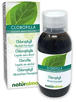 Chlorophyll Naturalma - alkoholfreie Flüssigkeit 200 ml - Nahrungsergänzungsmittel - Vegan und 100% natürlich