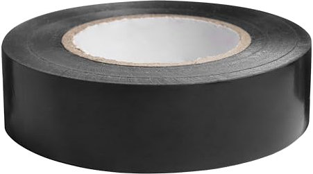 indigo® Electrical PVC Insulation Tape - 19mm X 20m Self Adhesive PVC Tape for Electrical Wires (Single Roll, Black)