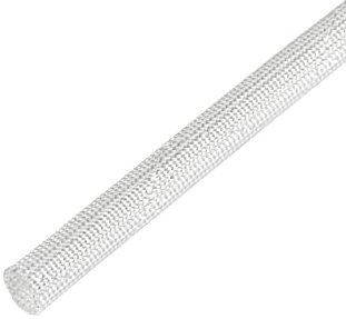 Rebower Braided Cable Sleeve Expandable Sleeving, [for Electronic Wire Protect] - 16.4Feet x 5/16 Inch/White / 1Pcs