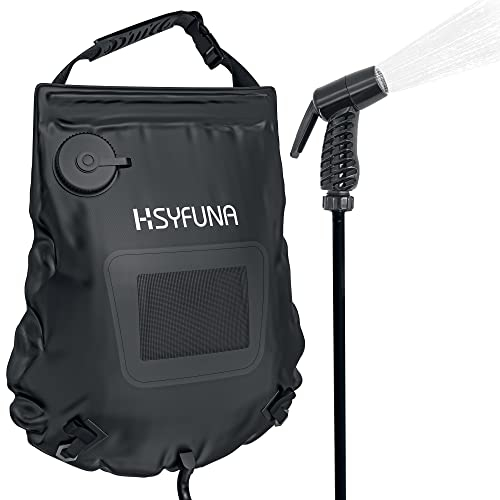 HSYFUNA Camping Shower,20L Portable Shower,Solar Shower Camping,Portable Shower Camping for Beach,Camping,Travel