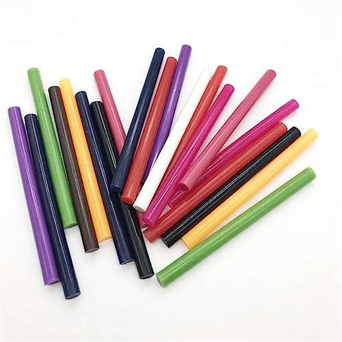 Heißklebesticks Farbig, 10pc Farbe Kleber Sticks for Kleine Elektrische Kleber Pistole Handwerk Album Reparatur DIY Mix Farbe Vintage Siegellack Farbige kleber Stick