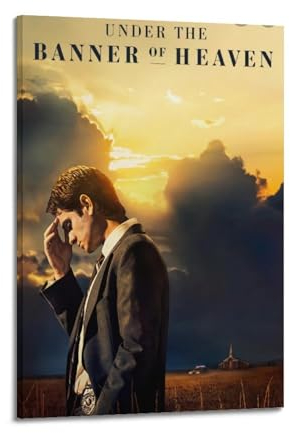 Terp Poster Under The Banner of Heaven, Wandkunst-Poster, Geschenk für Freunde, Schlafzimmer, Wohnzimmer, Dekoration, modern, ästhetischer Rahmenstil, 60 x 90 cm