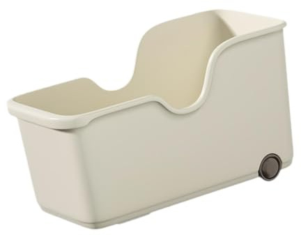 perfk Conteneur de Rangement Roulant avec Roulettes, Panier de Rangement pour Jouets, pour Placard, Cuisine, Salle de Bain