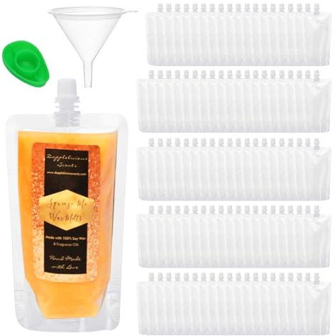 ZOENHOU 100 sacchetti trasparenti per bevande, 250 ml, 10 x 16,5 cm, sacchetti riutilizzabili per succhi, tè, acqua, vino