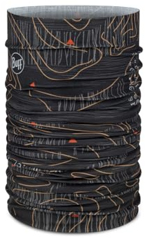 BUFF Scaldacollo Coolnet UV per bambini Dark Grey Unisex Bambino Taglia Unica